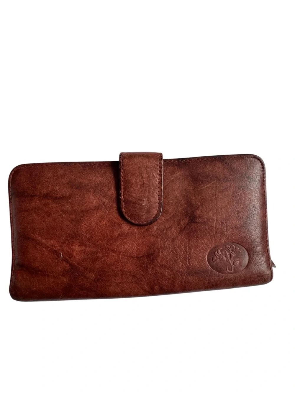 Buxton Brown Leather Bifold Wallet Brown Classic